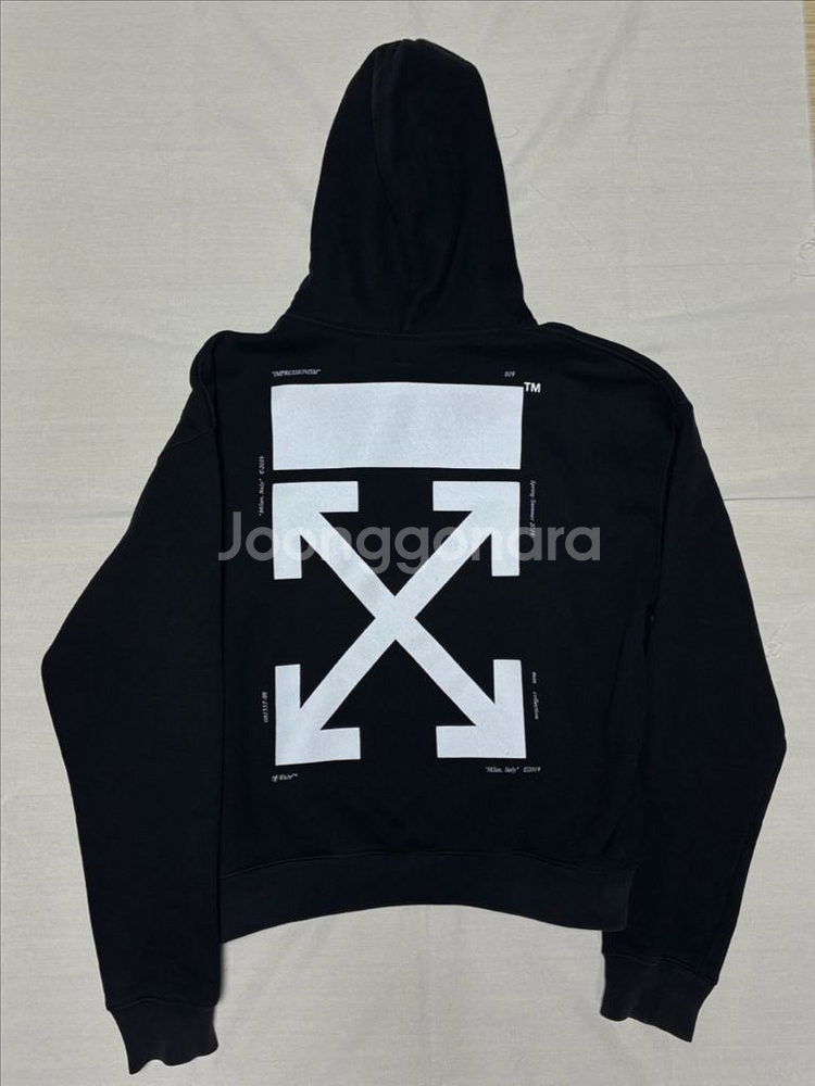 오프화이트 키스 그래픽 후드티 [S]--2