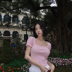 페일제이드 웨이브 와플 티셔츠 / 핑크