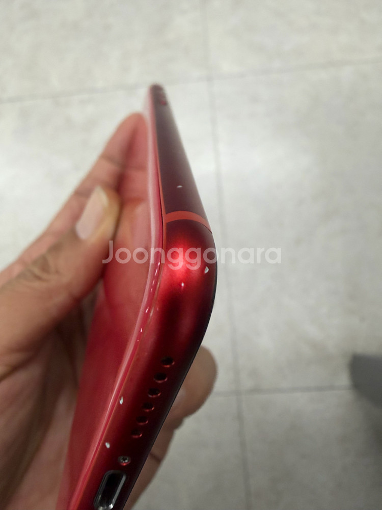 새제품같은 아이폰SE2 256G 레드 배터리 100%--9