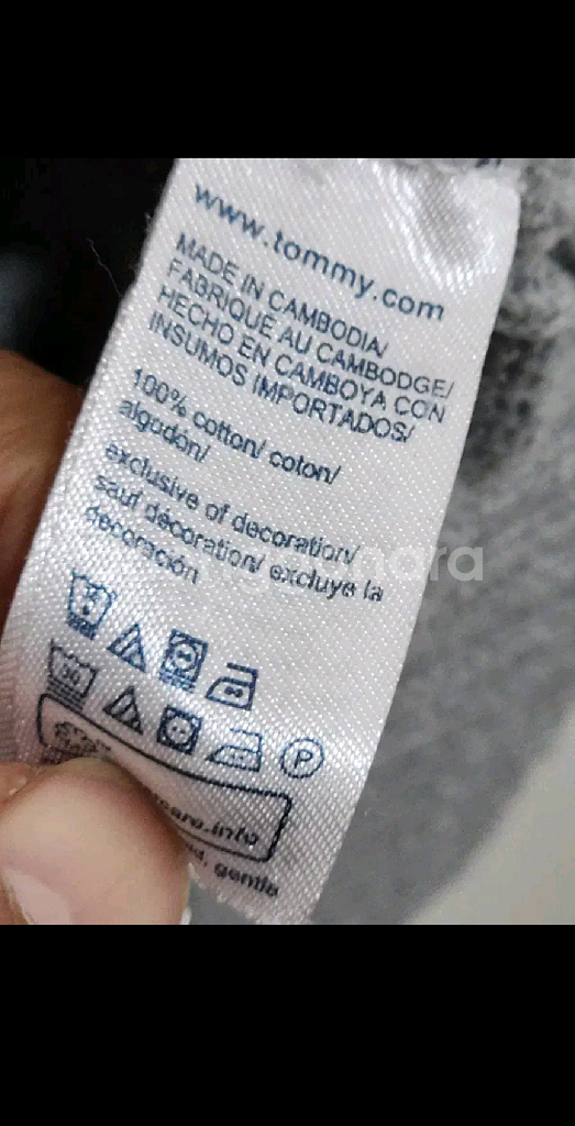 (M) 타미힐피거 케이블 니트 그레이 토미 꽈배기 스웨터--4