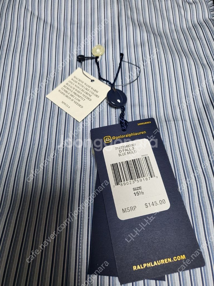 폴로 랄프로렌 스트라이프 셔츠--2