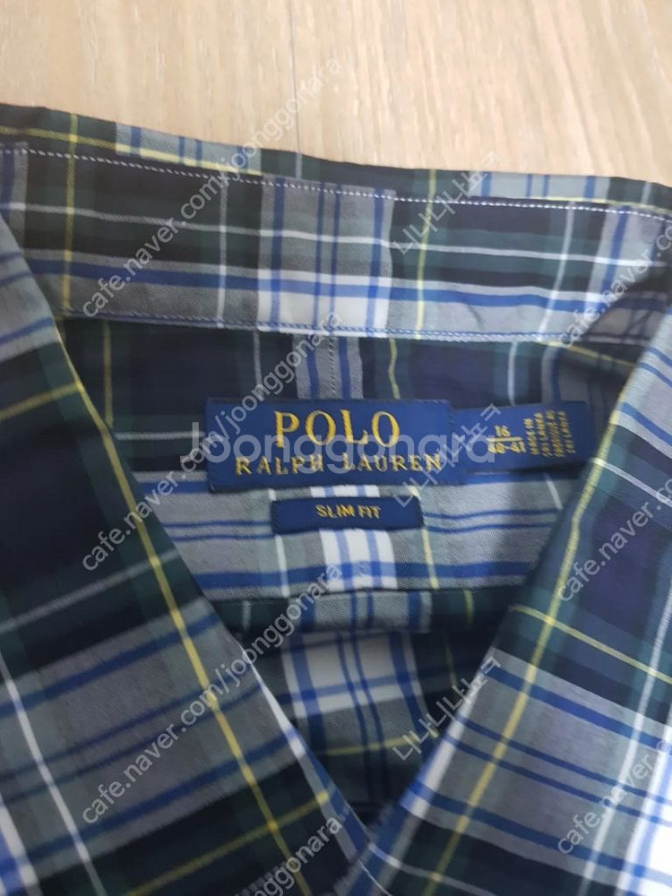 폴로 랄프로렌 타탄 체크 셔츠(가격인하)--3