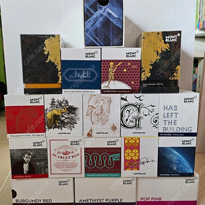 [미개봉 새제품] 몽블랑 한정판 잉크 : 각각 가격다름 이미지