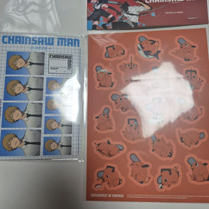 체인소맨 증명사진 스티커 무비티켓 필름마크