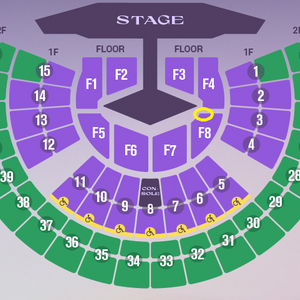 임영웅 서울 29일 f8 1열 2연석