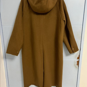 시스템여성 롱코트 캐시미어코트 카멜색 새상품