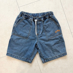 히로 워크 데님 하프 팬츠 BLUE 140