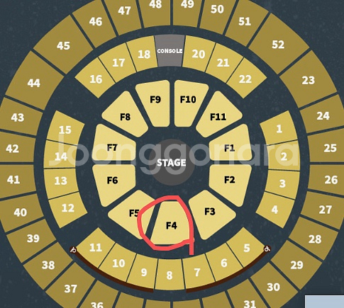 데이식스 클콘 첫콘 플로어 F4--0