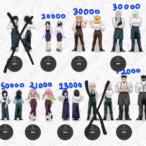 귀멸의 칼날 유포테이블 칵테일바 아크릴 무이치로 텐겐 이구로 미츠리 시노부 렌코쿠 교메이 이미지