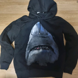 샤크 프린트 후드집업(남녀공용)