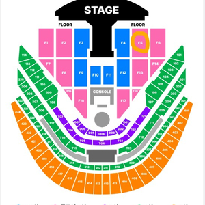지디 콘서트 플로어R석 F5구역 금요일 단석