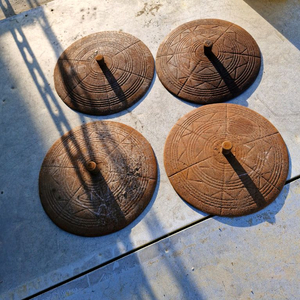 무쇠 솥뚜껑 29센지 이미지