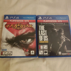 PS4 더 라스트 오브 어스 리마스터 / PS4 갓 오브 워3 리마스터