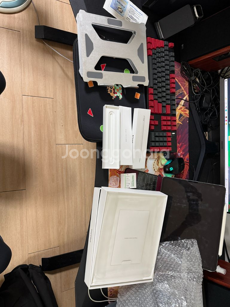 아이패드 프로 12.9 5세대, 매직키보드, 애플펜슬2--6