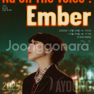 김나영 연말 콘서트 / 12월 24일 무대 바로 앞 R석 2연석 - 4연석