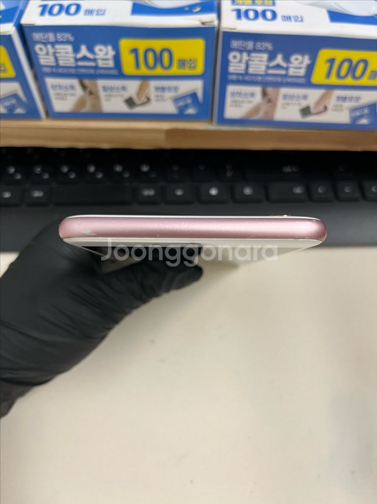 아이폰6S플러스 64G 로즈골드 카메라무음 A급!--2