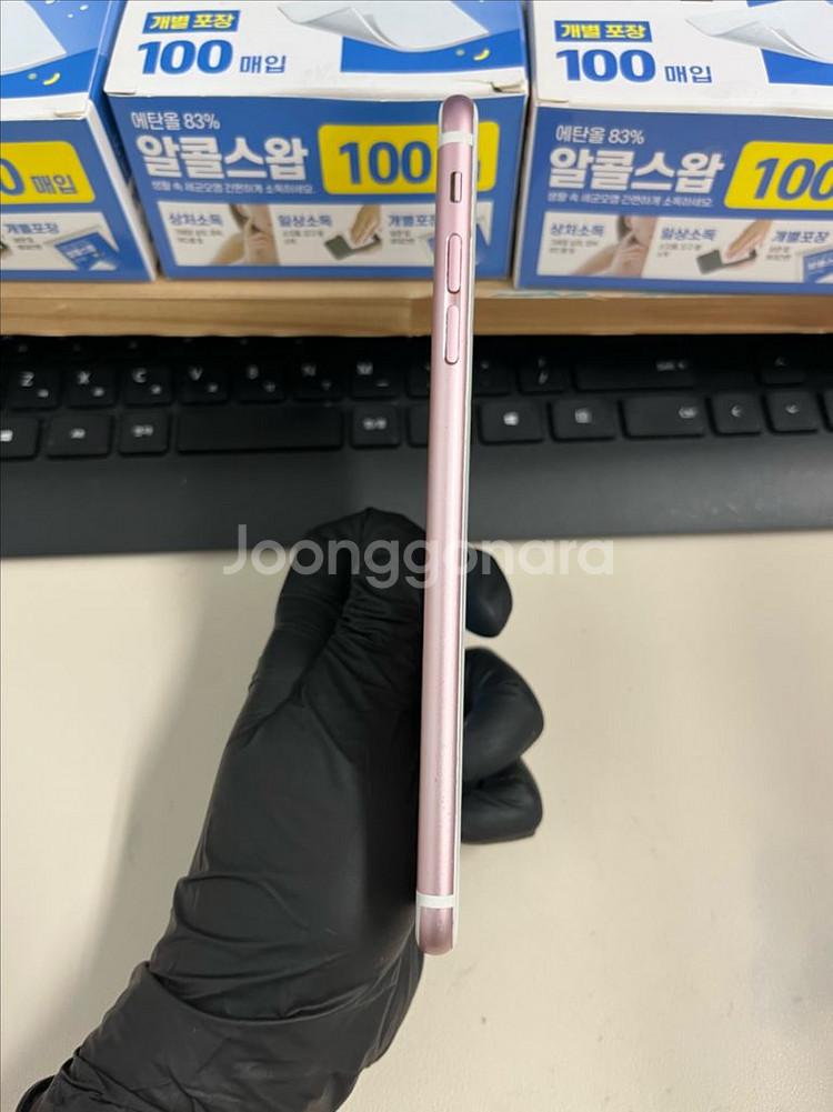 아이폰6S플러스 64G 로즈골드 카메라무음 A급!--5