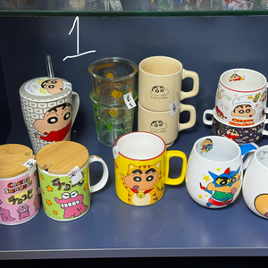 짱구 컵 및 주방 용품 팝니다