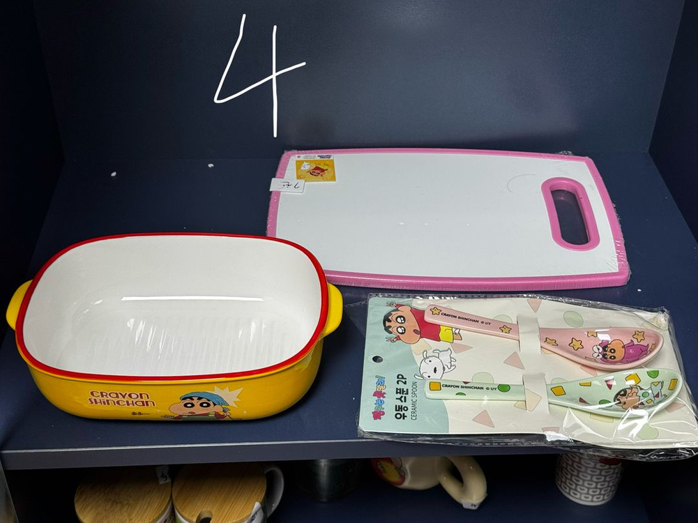 짱구 컵 및 주방 용품 팝니다--3