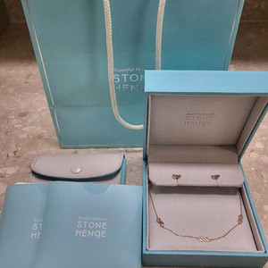 스톤헨지 14k피어싱귀걸이,목걸이(로즈골드)