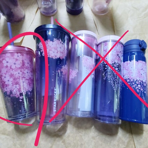 스타벅스 2018 체리블라썸 핑크 콜드컵 텀블러 473