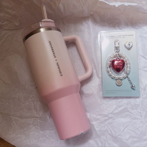 스타벅스 SS 스탠리 핑크 켄처 텀블러 1183 + 하