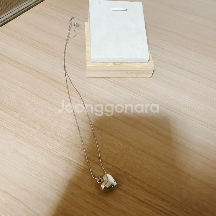 925 실버 하트 목걸이--2