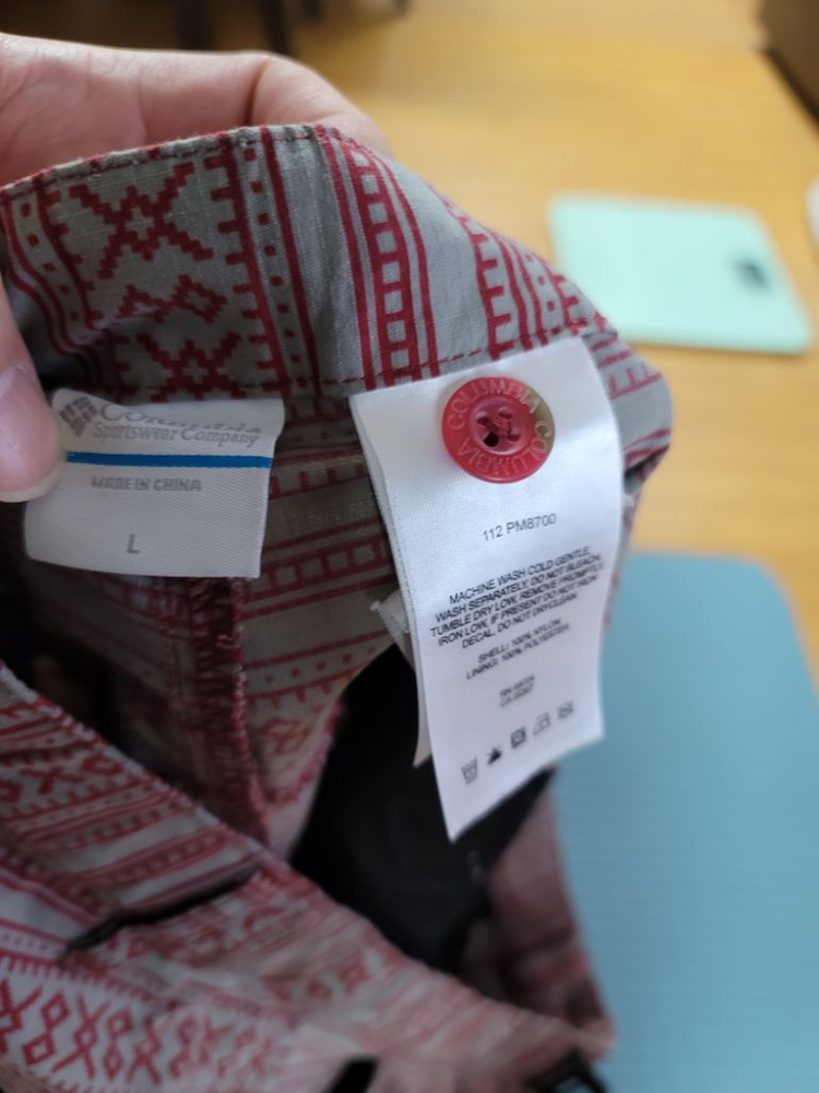 컬럼비아 카고등산바지 라지--4