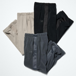 [XL] 니들스 X 유니클로 후리스 와이드 팬츠 블랙 새상품