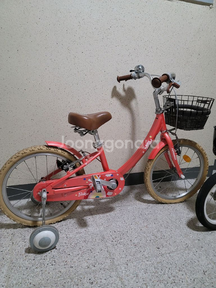 삼천리 자전거 18인치 핑크--0