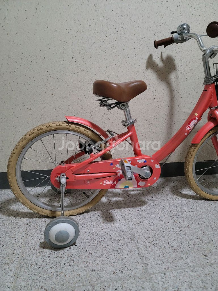 삼천리 자전거 18인치 핑크--1