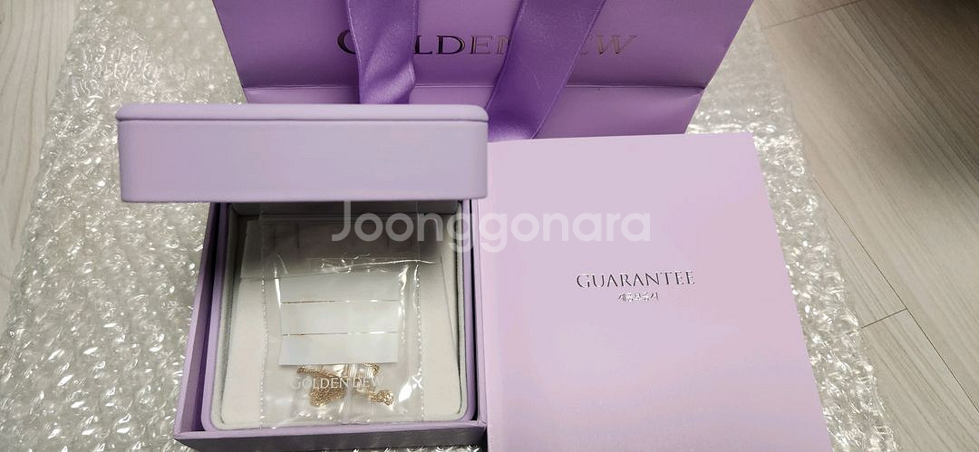 골든듀 롤링하트Y 18인치 옐골 체인--0