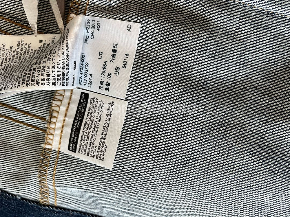 (정품) 리바이스 데님 청 자켓 100--7