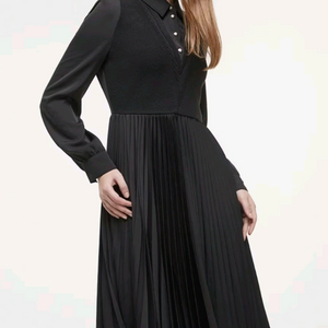 (새상품) 주크 쥬크 플리츠 원피스 블랙55 듀엘 오즈세컨