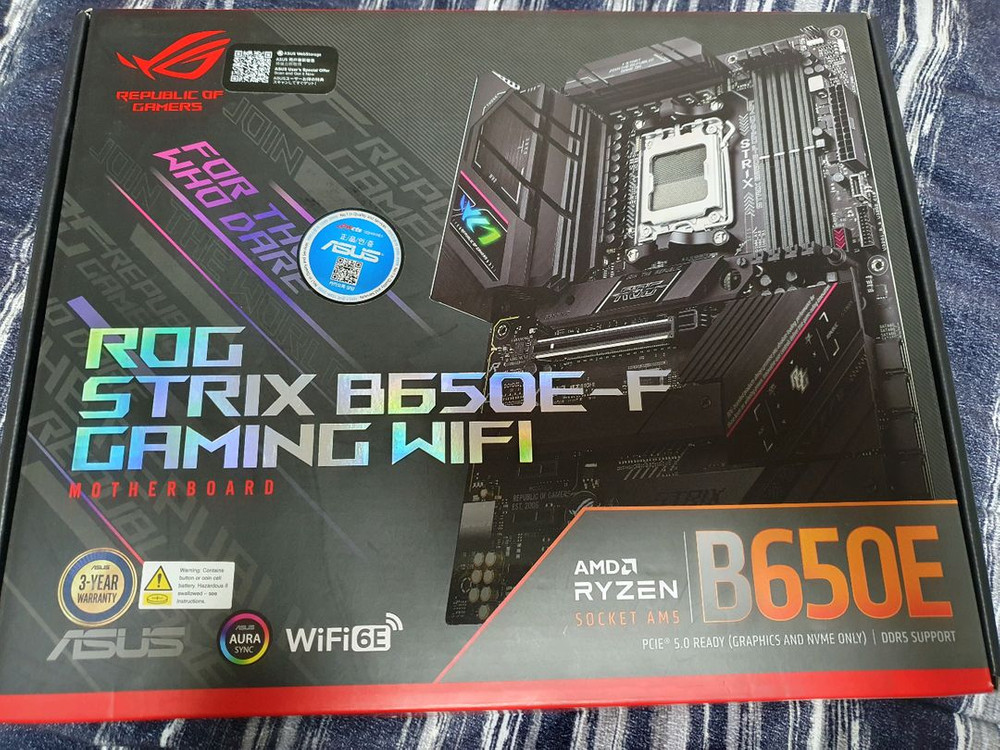 ASUS ROG STRIX B650E-F WIFI 메인보드--0