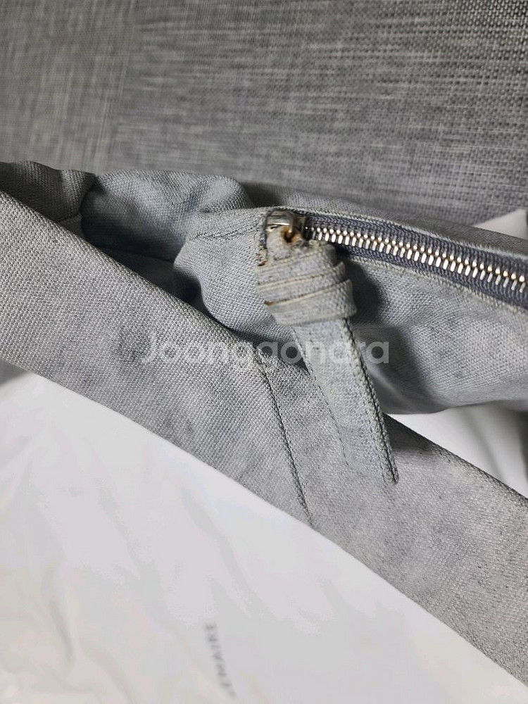 르메르 크루아상 맥시 크루아상백 헤비코튼 xl 범백데님--2