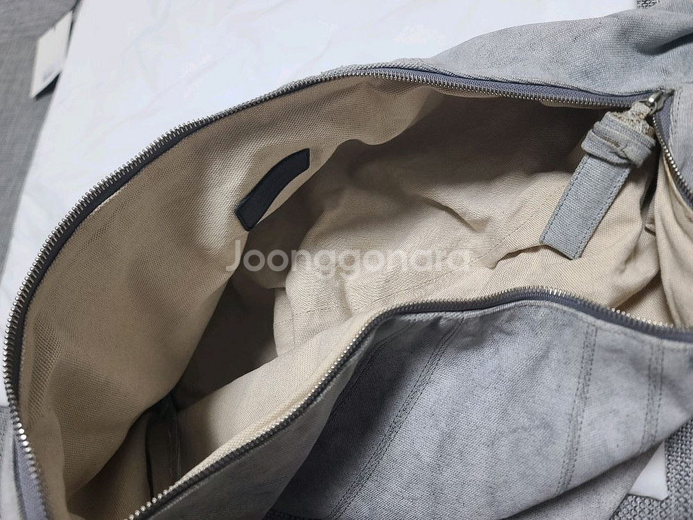 르메르 크루아상 맥시 크루아상백 헤비코튼 xl 범백데님--4