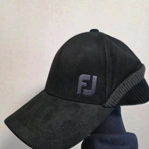 풋조이 이어워머 캡 새제품 블랙 겨울골프캡 남자모자