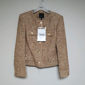 새상품) 룩캐스트 제이스 클래식 트위드자켓 브라운 M