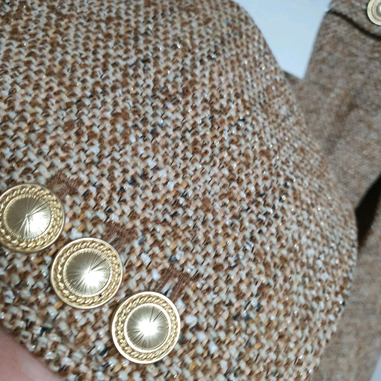 새상품) 룩캐스트 제이스 클래식 트위드자켓 브라운 M--6