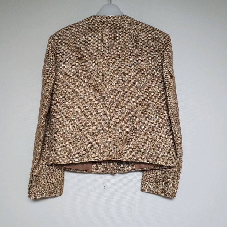새상품) 룩캐스트 제이스 클래식 트위드자켓 브라운 M--7