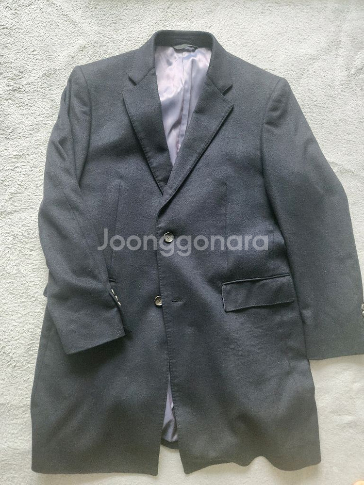 캐시미어 100% 코트 다크네이비--0