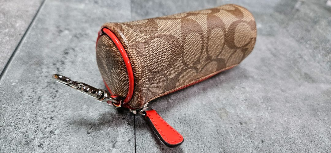 코치 캔버스 골프볼 파우치--2