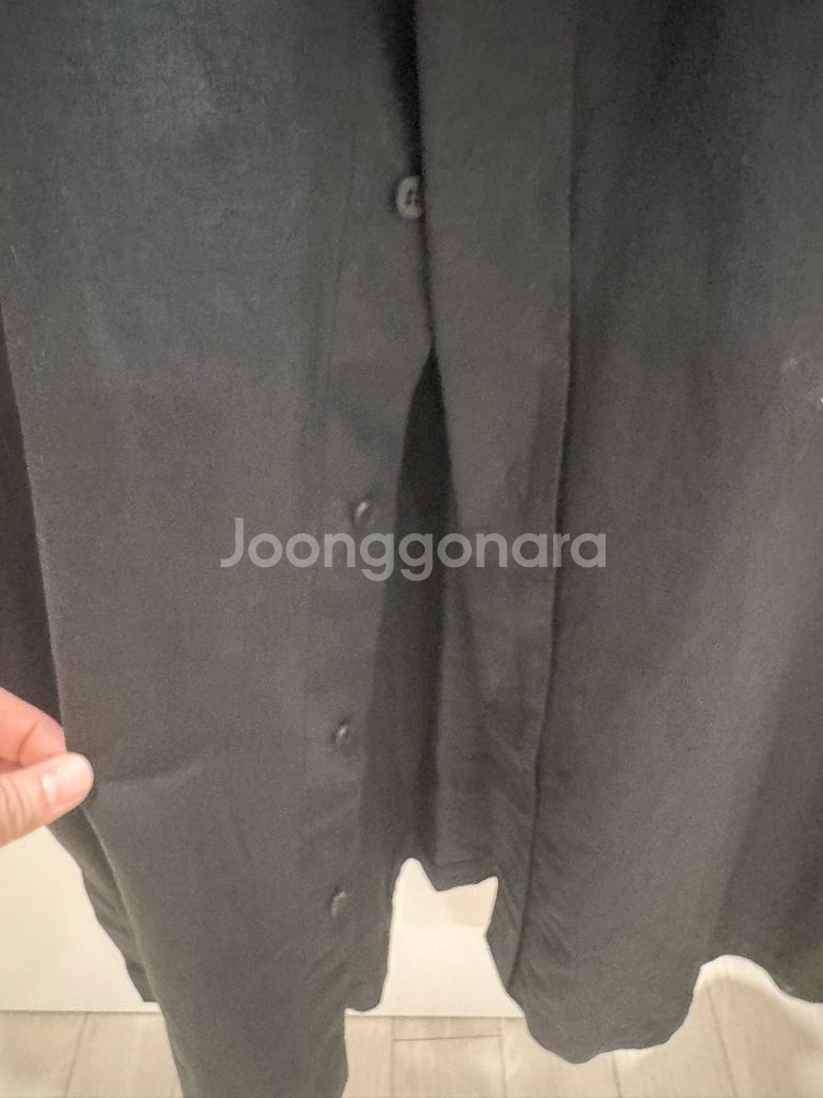 DANTON 단톤 코튼 린넨 슬리스리스 셔츠36--3