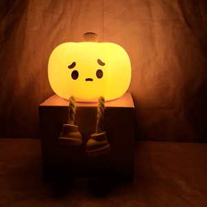 호박 무드등.진짜 예뻐요.사진 참고하세요