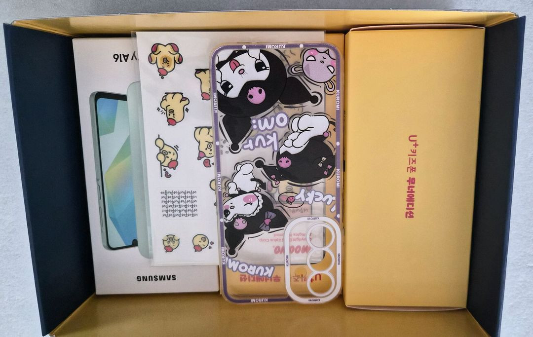 키즈폰 갤럭시 A16 무너 에디션 민트색상 판매--1