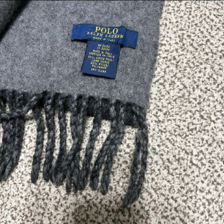 폴로 랄프로렌 머플러 그레이--2