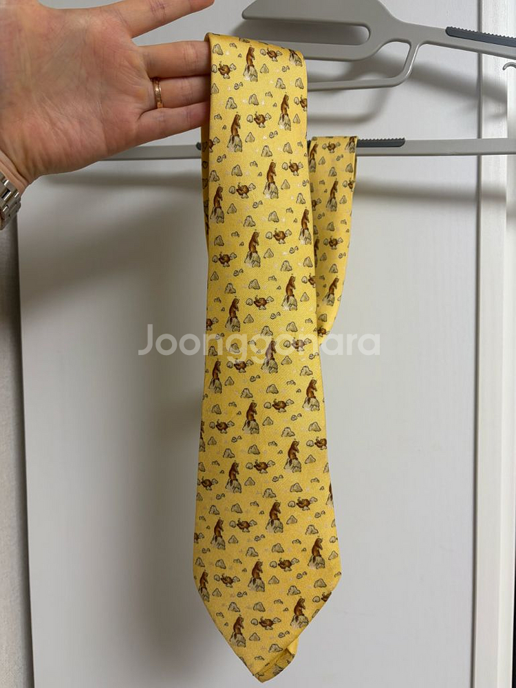 에르메스 실크 넥타이--2