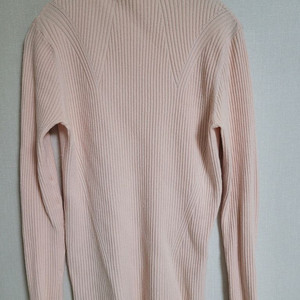 고급니트 아니베에프 반폴라니트 반목 골지 연핑크