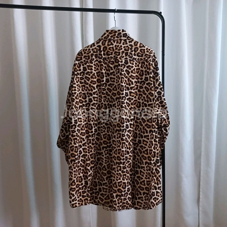 새상품급) h&m 호피 셔츠 블라우스 남방--6